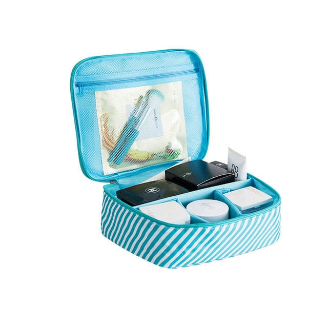 Brand organizer travel fashion lady cosmetics cosmetic bag beautician storage bags large capacity Women makeup bag H127
