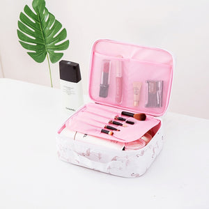 Brand organizer travel fashion lady cosmetics cosmetic bag beautician storage bags large capacity Women makeup bag H127