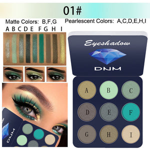 Bright Colors Matte  Eyeshadow Makeup Pallete - Long lasting and High Pigment Silky Powder Eye Shadow Cosmetics Set