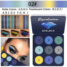 Load image into Gallery viewer, Bright Colors Matte  Eyeshadow Makeup Pallete - Long lasting and High Pigment Silky Powder Eye Shadow Cosmetics Set
