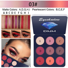 Load image into Gallery viewer, Bright Colors Matte  Eyeshadow Makeup Pallete - Long lasting and High Pigment Silky Powder Eye Shadow Cosmetics Set