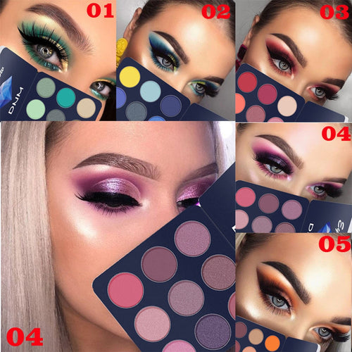 Bright Colors Matte  Eyeshadow Makeup Pallete - Long lasting and High Pigment Silky Powder Eye Shadow Cosmetics Set