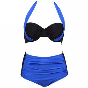 CALOFE Biquin Swimsuit High Waist Bathing Suits Swim Push Up Bikini Set 2019 Sexy Bikinis Women Swimwear Bikini Set Beach Suit