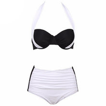 Load image into Gallery viewer, CALOFE Biquin Swimsuit High Waist Bathing Suits Swim Push Up Bikini Set 2019 Sexy Bikinis Women Swimwear Bikini Set Beach Suit