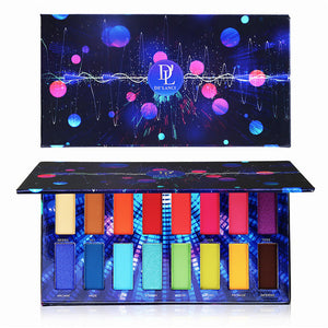DE'LANCI 16 Color Pigment Eyeshadow Palette Shimmer Matte Eye shadow Powder Beauty Product Waterproof Cosmetics Makeup Pallete