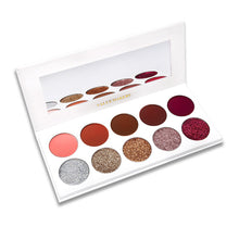 Load image into Gallery viewer, DE&#39;LANCI Matte Glitter Eyeshadow Pallete Pressed Glitter Eye Shadow Pigment Makeup Palette maquiagem profissional completa