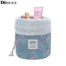 Load image into Gallery viewer, DIHFXX Women Lazy Drawstring Cosmetic Bag Fashion Travel Makeup Bag Organizer Make Up Case Storage Pouch Toiletry Beauty Kit