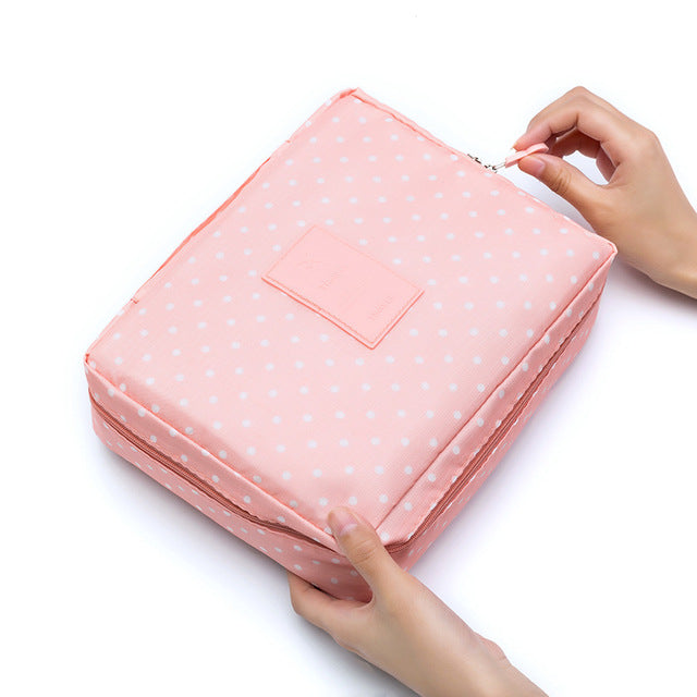 Do Not Miss Drop ship high quality Make Up Bag Women waterproof Cosmetic MakeUp bag travel organizer for toiletries toiletry kit