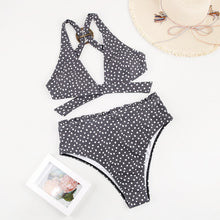 Load image into Gallery viewer, Dot Patchwork Bandeau Bikini 2019 High Quality Push Up Bikinis Female Bikini Set Swimsuit Women&#39;S Beach Feminino May Biquinis