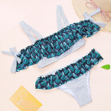 Load image into Gallery viewer, Dot Patchwork Bandeau Bikini 2019 High Quality Push Up Bikinis Female Bikini Set Swimsuit Women&#39;S Beach Feminino May Biquinis