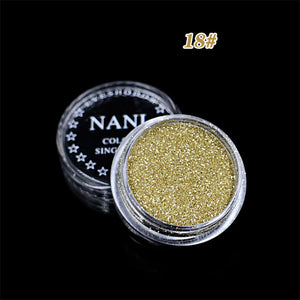 Dropship 1pc Glitter Shimmer Eyeshadow Makeup Powder 24 Single Color Pigment Easywear Waterproof Eye Shimmer Shadow Powder TSLM1