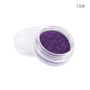 Dropship 1pc Glitter Shimmer Eyeshadow Makeup Powder 24 Single Color Pigment Easywear Waterproof Eye Shimmer Shadow Powder TSLM1