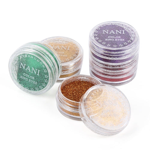 Dropship 1pc Glitter Shimmer Eyeshadow Makeup Powder 24 Single Color Pigment Easywear Waterproof Eye Shimmer Shadow Powder TSLM1