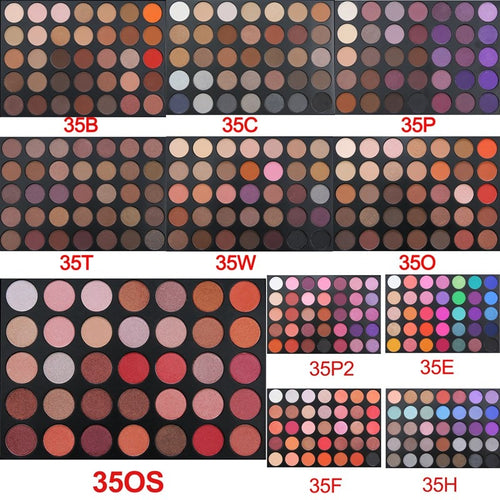 Eye shadow pallete 35 Colors Glitter Makeup Matte Eyeshadow Long-lasting make up palette maquillage paleta de sombra Eyeshadow