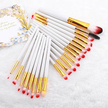 Load image into Gallery viewer, FLD 20 Pieces Makeup Brushes Set Eye Shadow Foundation Powder Eyeliner Eyelash Lip Make Up Brush Cosmetic Beauty Tool Kit