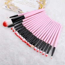 Load image into Gallery viewer, FLD 20 Pieces Makeup Brushes Set Eye Shadow Foundation Powder Eyeliner Eyelash Lip Make Up Brush Cosmetic Beauty Tool Kit