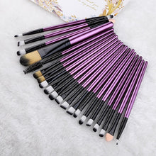 Load image into Gallery viewer, FLD 20 Pieces Makeup Brushes Set Eye Shadow Foundation Powder Eyeliner Eyelash Lip Make Up Brush Cosmetic Beauty Tool Kit