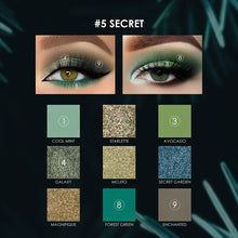 Load image into Gallery viewer, FOCALLURE 2019 New Green Glitter Eyeshadow Palette high quality pigmented powder Fashion Eye shadow Matte Eyes makeup pallete