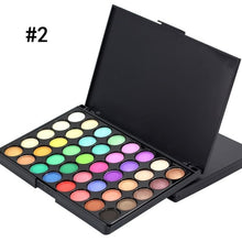 Load image into Gallery viewer, Face Cosmetics Makeup Natural Matte Eyeshadow Pallete Brighten Shimmer Eye Shadow Palette MakeUp Tool 40 Colors/Set Dropshipping