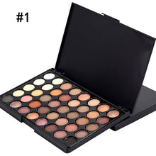 Load image into Gallery viewer, Face Cosmetics Makeup Natural Matte Eyeshadow Pallete Brighten Shimmer Eye Shadow Palette MakeUp Tool 40 Colors/Set Dropshipping