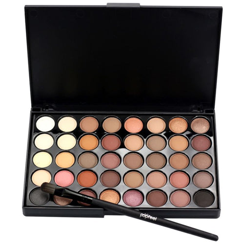 Face Cosmetics Makeup Natural Matte Eyeshadow Pallete Brighten Shimmer Eye Shadow Palette MakeUp Tool 40 Colors/Set Dropshipping