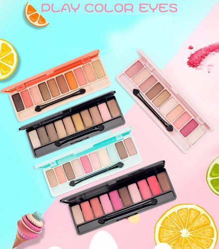 GIVENONE 10 Colors Fashion eyeshadow palette Matte EyeShadow palette Glitter eye shadow MakeUp Nude MakeUp set Korea makeup