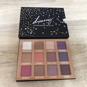Givenone Eye Makeup Nudes Palette 12 Color Matte Eyeshadow Pallete glitter powder Eye Shadow Earth shadows glitter eyeshadow