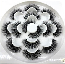 Load image into Gallery viewer, HBZGTLAD 1/2/7 pairs natural false eyelashes fake lashes long makeup 3d mink lashes eyelash extension mink eyelashes for beauty