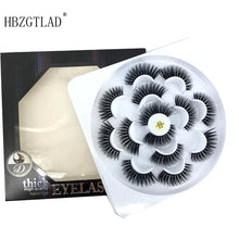 Load image into Gallery viewer, HBZGTLAD 1/2/7 pairs natural false eyelashes fake lashes long makeup 3d mink lashes eyelash extension mink eyelashes for beauty