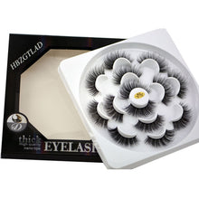 Load image into Gallery viewer, HBZGTLAD 1/2/7 pairs natural false eyelashes fake lashes long makeup 3d mink lashes eyelash extension mink eyelashes for beauty