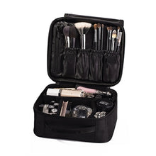 Load image into Gallery viewer, HMUNII Brand Women Cosmetic Bag High Quality Travel Cosmetic Organizer Zipper Portable Makeup Bag Designers Trunk Cosmetic Bags