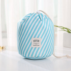 Hot Sale Round Waterproof Makeup Bag Travel Cosmetic bag Organizer Toiletry Makeup Bags For Women Ladies Box Neceser