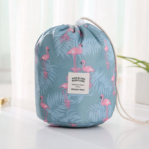 Hot Sale Round Waterproof Makeup Bag Travel Cosmetic bag Organizer Toiletry Makeup Bags For Women Ladies Box Neceser