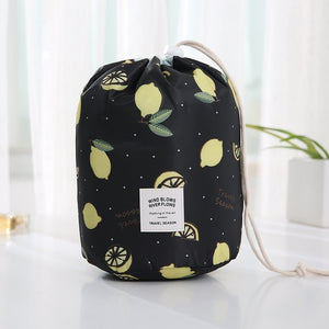 Hot Sale Round Waterproof Makeup Bag Travel Cosmetic bag Organizer Toiletry Makeup Bags For Women Ladies Box Neceser