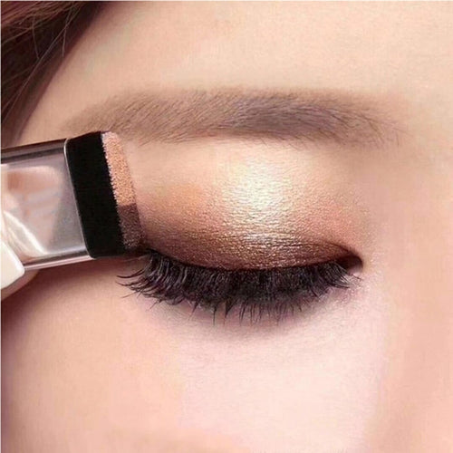 LAIKOU Double Color Glitter Eyeshadow Pallete Eyeshadow Glitter Waterproof Eye Makeup Eye Shadow Palette Korean Makeup Cosmetics
