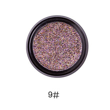 Load image into Gallery viewer, LULAA Glitter Eyeshadow Waterproof Purple Eye Shadow Sequins Pigment Long Lasting Shimmer Eyes Makeup Silver Eyeshadow Pallete