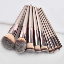 Load image into Gallery viewer, Luxury Champagne Makeup Brushes Set For Foundation Powder Blush Eyeshadow Concealer Lip Eye Make Up Brush Cosmetics Beauty Tools