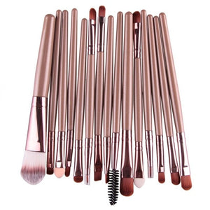 MAANGE 18/15pcs Makeup Brushes set profesional Foundation Blusher Eyeshadow Lips Make up Brush Cosmetic Set Kit pincel maquiagem