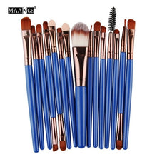 Load image into Gallery viewer, MAANGE 18/15pcs Makeup Brushes set profesional Foundation Blusher Eyeshadow Lips Make up Brush Cosmetic Set Kit pincel maquiagem