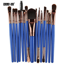 Load image into Gallery viewer, MAANGE 18/15pcs Makeup Brushes set profesional Foundation Blusher Eyeshadow Lips Make up Brush Cosmetic Set Kit pincel maquiagem