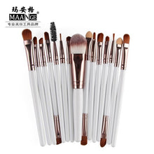 Load image into Gallery viewer, MAANGE 18/15pcs Makeup Brushes set profesional Foundation Blusher Eyeshadow Lips Make up Brush Cosmetic Set Kit pincel maquiagem