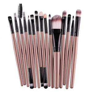 MAANGE 18/15pcs Makeup Brushes set profesional Foundation Blusher Eyeshadow Lips Make up Brush Cosmetic Set Kit pincel maquiagem