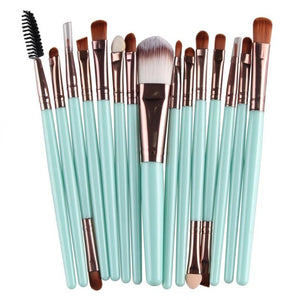 MAANGE 18/15pcs Makeup Brushes set profesional Foundation Blusher Eyeshadow Lips Make up Brush Cosmetic Set Kit pincel maquiagem