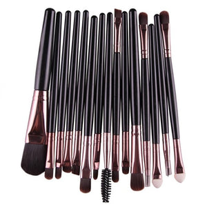 MAANGE 18/15pcs Makeup Brushes set profesional Foundation Blusher Eyeshadow Lips Make up Brush Cosmetic Set Kit pincel maquiagem