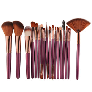 MAANGE 18/15pcs Makeup Brushes set profesional Foundation Blusher Eyeshadow Lips Make up Brush Cosmetic Set Kit pincel maquiagem