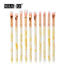 Load image into Gallery viewer, MAANGE Multifunctional 5/7/10pcs Marbling Makeup Brushes Set Eyeshadow Eyeliner Concealer Brush set Mini Make Up Brush Tool Kit