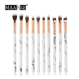 MAANGE Multifunctional 5/7/10pcs Marbling Makeup Brushes Set Eyeshadow Eyeliner Concealer Brush set Mini Make Up Brush Tool Kit