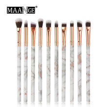 Load image into Gallery viewer, MAANGE Multifunctional 5/7/10pcs Marbling Makeup Brushes Set Eyeshadow Eyeliner Concealer Brush set Mini Make Up Brush Tool Kit