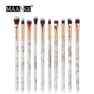 MAANGE Multifunctional 5/7/10pcs Marbling Makeup Brushes Set Eyeshadow Eyeliner Concealer Brush set Mini Make Up Brush Tool Kit