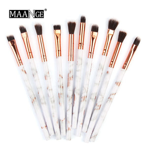 MAANGE Multifunctional 5/7/10pcs Marbling Makeup Brushes Set Eyeshadow Eyeliner Concealer Brush set Mini Make Up Brush Tool Kit